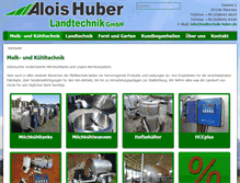 Tablet Screenshot of landtechnik-huber.de
